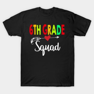 3rd Grade Squad Teacher Back To School T-Shirt